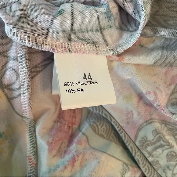 New Ultrachic wrap dress floral Chinese dragon butterfly print limited edition - Picture 16 of 16